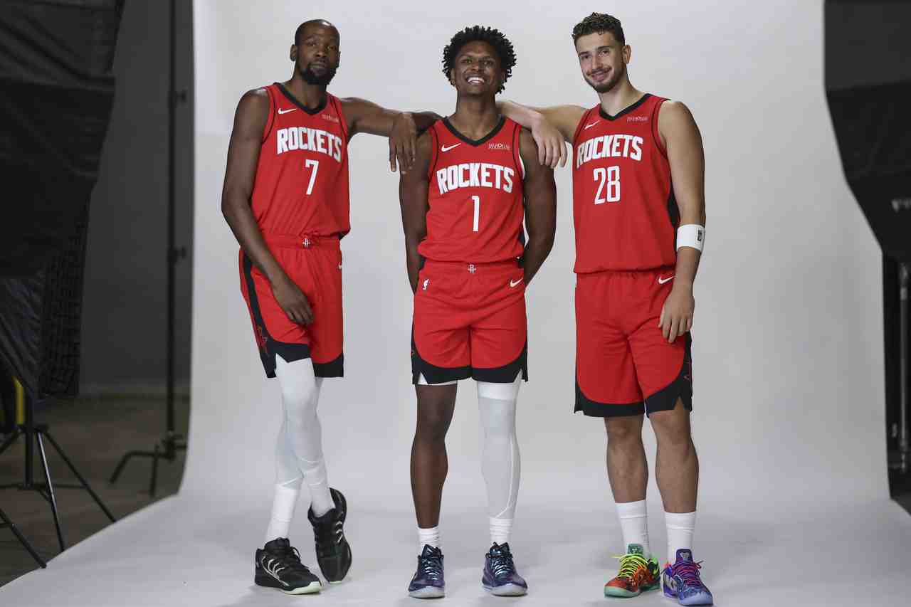 火箭三人组位列NBA前五!杜兰特&申京&阿门完美互补令人期待